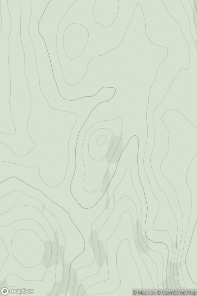 Thumbnail image for Meall Clachach [Loch Fyne to Bute and the Firth of Clyde] showing contour plot for surrounding peak
